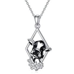 PROESS Kuh Halskette für Frauen 925 Sterling Silber Kuh Schmuck Geschenke für Frauen Mädchen von PROESS