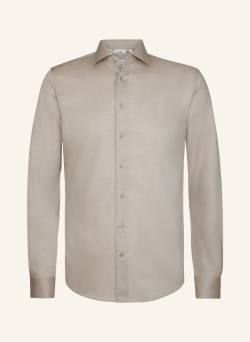 Profuomo Hemd Slim Fit beige von PROFUOMO