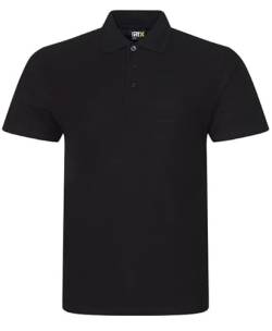 Pro RTX RX101 Herren Piqué-Poloshirt, Schwarz , XXL von PRORTX