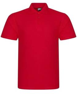 Pro RTX RX101 Herren Piqué-Poloshirt, rot, S von PRORTX