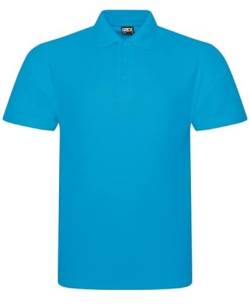 Pro RTX RX101 Herren Piqué-Poloshirt, türkis / blau, S von PRORTX