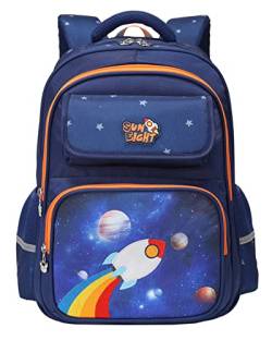 PROTAURI Mädchen Rucksack Kinderrucksack Jungen Schulrucksack Mädchen Teenager Schultasche Leichtgewicht Wasserdicht Schule Klasse Tasche für 5-12 Jahre von PROTAURI