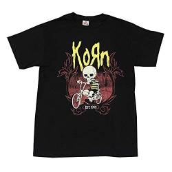 Alstyle Mens Korn Rock Band T Shirt Black Mens Short Sleeve Black New Shirts Printed Tops Tees Fashion von PROUD