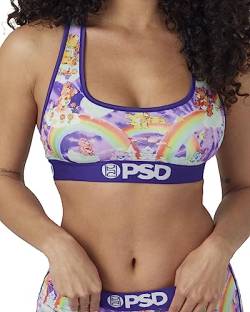 PSD Damen Sport-BH, Lila | Retro Care Bears, Medium von PSD