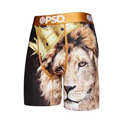 PSD Herren Unterwäsche | elastische Boxershorts | Wide Band | Boxer Briefs | E-Lion King | Größe (L) von PSD