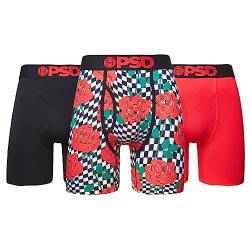 PSD Herren Unterwäsche | elastische Boxershorts | Wide Band | Boxer Briefs | FLORAL MODAL | Größe (XL) von PSD