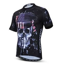 PSPORT Herren Radtrikot Kurzarm Fahrradbekleidung Atmungsaktiv MTB Shirt Sommer Mountainbike Kleidung schnell trocknend von PSPORT