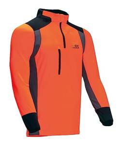 PSS Funktionsshirt X-Treme Skin Langarm, orange/grau Gr. 3XL von PSS