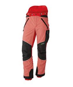 PSS Schnittschutzhose X-Treme Vectran Rot/Schwarz Gr. 56 von PSS