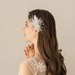 Blume Braut Clips Perlen Haarschmuck Handgemachte Frauen Kopfschmuck Mode Hochzeit Zubehör Brautjungfer Kopfbedeckung Schönheit von PSVOD