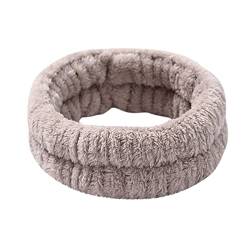 Damen Damen elastisches Stirnband Band Bowknot niedlicher Kopf Haarschmuck Herren sportliches Stirnband Schönheitr (Color : Khaki, Size : Taille unique) von PSVOD