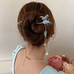 Frauen Haar Sticks Eleganter Kopfschmuck Metall Haarspange Quaste Schmetterling Blume Chinesische Haargabel Friseurzubehör Schönheit ( Size : Butterfly ) von PSVOD