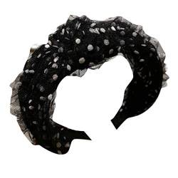 Frauen-Mädchen-Stirnband, verdrehtes elastisches Stirnband-Haar-Accessoire for Frauen-Mädchen silber von PSVOD