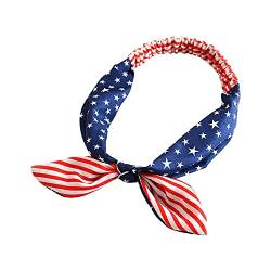 To Touches Hairband Cool Dry Wear Weich bis bequem Die und American Flag Haarpflege Haarbänder Männer Pferdeschwanz Schönheit (Color : A, Size : Taille unique) von PSVOD