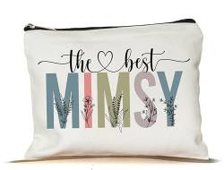 PTDShops The Best Mimsy Make-up-Tasche – Muttertags-Make-up-Tasche – niedliche Mimsy Kosmetiktasche – Geschenk Geburtstag Mimsy Make-up-Tasche – beste Mimsy Kosmetiktasche – Geschenk Mimsy von PTDShops