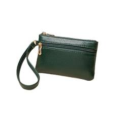 2 Stück Damen Klein Geldbörse PU Leder Kartenetui Kleine Portemonnaie PU Geldbeutel Coin Purse Wallet Münzbeutel Münzbörsen Klein Mit Reißverschluss Vintage Mode Schlüsselbörse Brieftasche Geldbeutel von PTNKUIIY