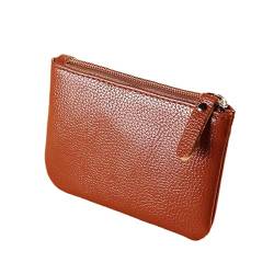 Geldbörse für Damen und Herren -2 Stück Kleines Portemonnaie Mini Geldbeutel aus PU Leder Münzbörsen Mini Geldbörse Münzbeutel Klein Mit Reißverschluss Geldbeutel Coin Purse Wallet Schlüsseletui von PTNKUIIY