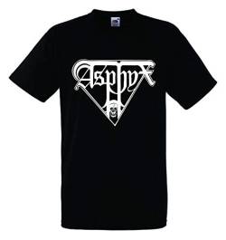 ASPHYX Logo Black T-Shirt Men Shirt Rock Band Tee Music von PUB