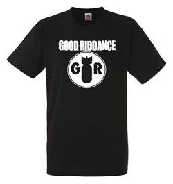 Good Riddance Logo Black Mens T-Shirt Men Rock Band Tee Shirt von PUB