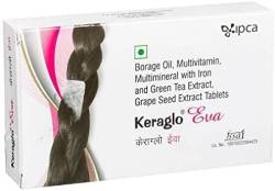 PUB Keraglo Eva Haartabletten Streifen (30 Tab) für Haarausfall Behandlung von PUB
