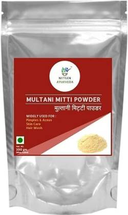 PUB Nxtgen Ayurveda Multani Mitti Pulver, 200 g von PUB