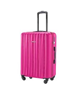 Puccini Koffer Reisekoffer Hartschalen Trolly Beautycase Bali (Pink (3A), Mittelgroß) von PUCCINI