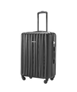 Puccini Koffer Reisekoffer Hartschalen Trolly Beautycase Bali (Schwarz (1), Mittelgroß) von PUCCINI