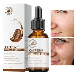 Koffein-Gesichtsseren | 1 fl oz Koffein Anti-Age-Essenz | Straffende, nährende und feuchtigkeitsspendende Essenz hilft, Falten zu straffen und zu glätten Puchen von PUCHEN