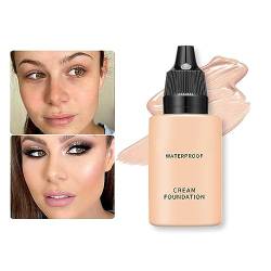 Make-up-Grundierung - Foundation mit vollständiger Deckung, 0,54 Fl Oz - Flüssiges Foundation-Make-up für feuchte, langlebige, matte Basis-Foundation für reife Haut Puchen von PUCHEN