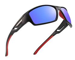 PUKCLAR Herren Sportbrille Polarisierte Sonnenbrille Fahrerbrille UV400 Schutz Cat3 von PUKCLAR