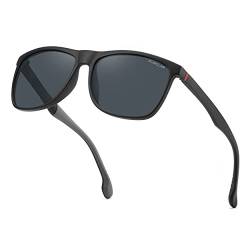 PUKCLAR Sonnenbrille Herren Polarisierte TR90 Rahmen UV400 Rechteckige Vintage Sport im Freien Golf Radfahren Angeln Wandern Eyewear von PUKCLAR