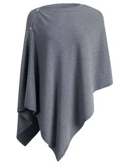 PULI Damen Schal Poncho Decke Cape Cardigan Kaschmir/Kaschmir Wickelschal Geschenk für Mutter von PULI