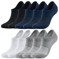 PULIOU Sneaker Socken Herren Damen 10 Paar, Sportsocken Herren Socken Baumwolle Atmungsaktiv Kurze StrüMpfe Bunte Socken Herren 39-42 von PULIOU