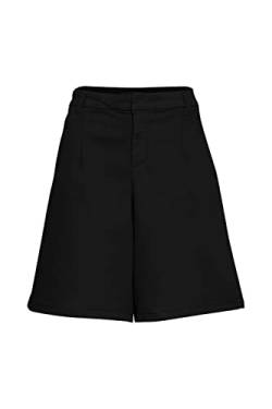 PULZ JEANS PZROSITA City Shorts Damen Chino Shorts Bermuda Kurze Hose mit Gürtelschlaufen Regular-Fit, Größe:38, Farbe:Black Beauty (193911) von PULZ JEANS