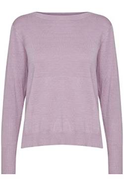 PULZ PZSARA Damen Strickpullover Feinstrick Pullover, Größe:M, Farbe:Lavender Frost (153507) von PULZ JEANS