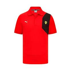 2023 Ferrari Fanwear Mens Classic Polo Football Soccer T-Shirt Trikot (Red) von PUMA
