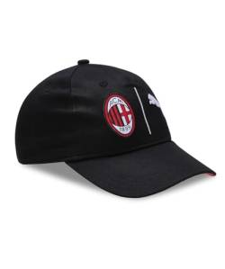 AC Milan Unisex Fan BB Baseball Cap, Black for All Time Red, One Size von PUMA