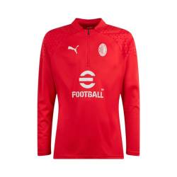 AC Milan Unisex Training 1/4 Top 23/24 Jacke, for All Time Red Feather Gray, S von PUMA