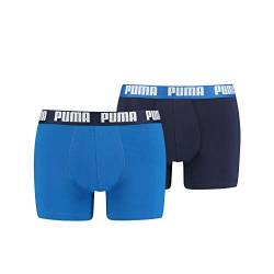 PUMA 2 er Pack Boxer Boxershorts Men Herren Unterhose Pant Unterwäsche, Farbe:420 - True Blue, Bekleidungsgröße:L von PUMA