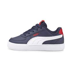 PUMA Caven PS Sneaker, Peacoat White-High Risk Red, 33 EU von PUMA