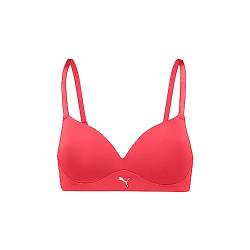 PUMA Damen 100001008 Padded Bra, Hibiscus Red, 80C EU von PUMA