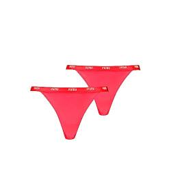 PUMA Damen 701223667 Tanga String, Hibiscus Red, XS EU von PUMA