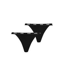 PUMA Damen 701223667 Tanga String, Schwarz, XS EU von PUMA