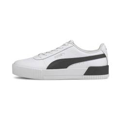 PUMA Damen Carina L Turnschuhe, Puma White Puma Black Puma Silver, 36 EU von PUMA