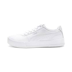 PUMA Damen Carina L Turnschuhe, Puma White Puma White Puma Silver, 36 EU von PUMA