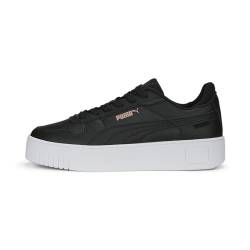 PUMA Damen Carina Street Turnschuhe, Black Rose Gold White Metallic, 39 EU von PUMA