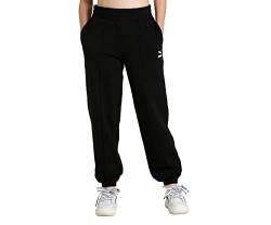 PUMA Damen Classics Sweatpants Tr Jogginghose, schwarz, L von PUMA