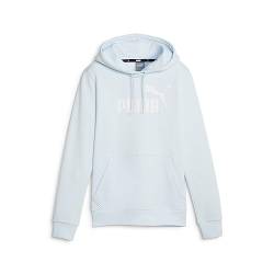 PUMA Damen Essentials Logo FL Hoodie XS Icy Blue von PUMA