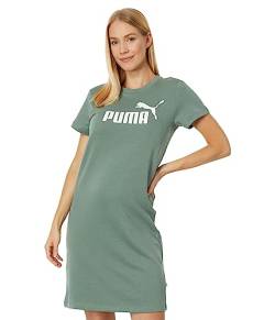 PUMA Damen Essentials Logo Kleid, Eucalyptus, Klein von PUMA