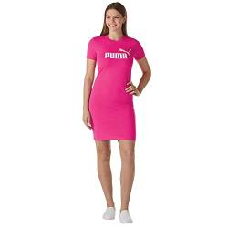 PUMA Damen Essentials Slim Tee Dress Kleid, Orchideen-Schatten, L von PUMA